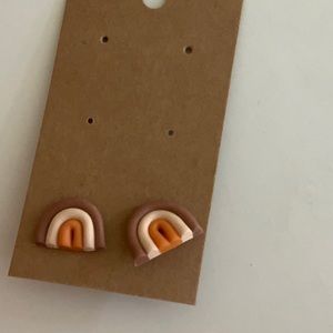 Small polymer clay earrings